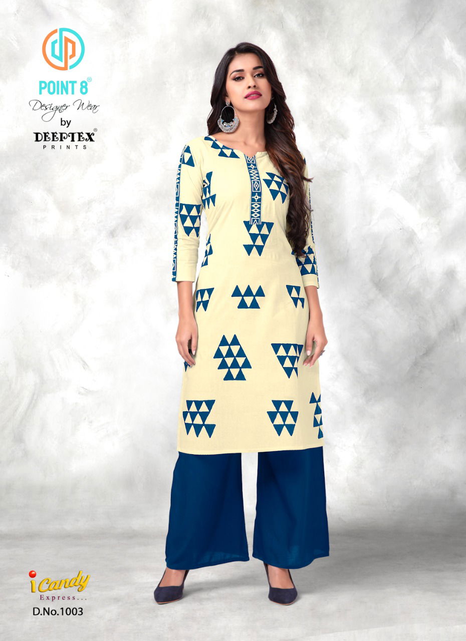 Deeptex I Candy Express Latest Ethnic Wear Pure Cotton Kurti Collection